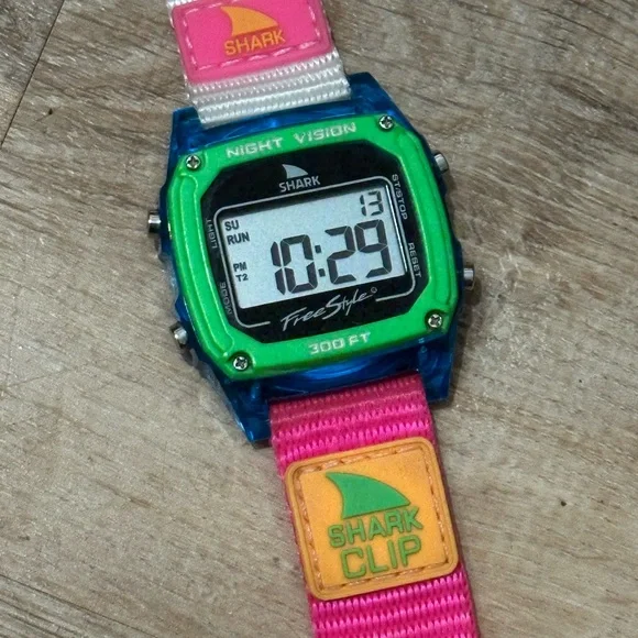 Freestyle Shark Classic Clip Black Neon Clip Watch - Picture 2 of 4